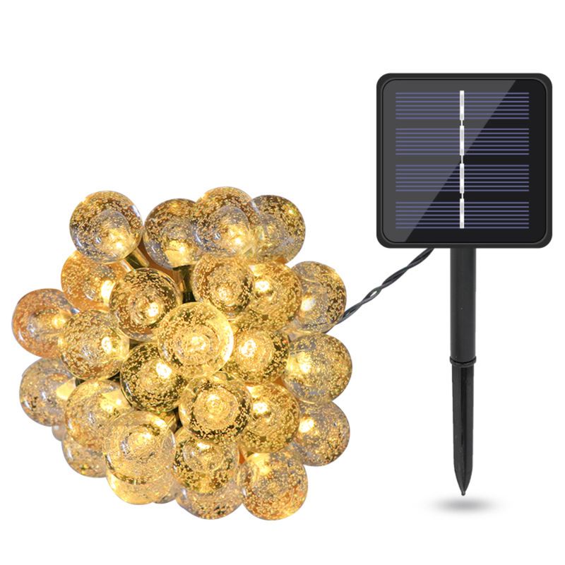 GEN - LUCES TIPO BURBUJA SOLAR 50 LEDS 7MT IP65