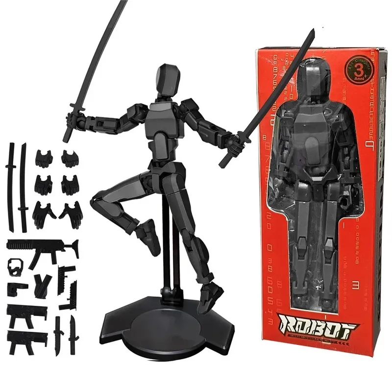 GENERICO - Misión 13 Figura Dummy 13 Negro