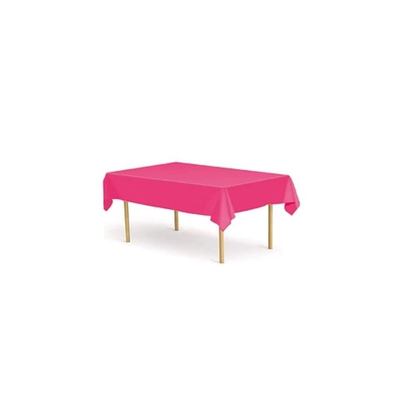 GENERICO - Mantel Plastico Rosado