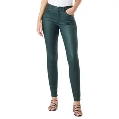 D'JOE - Pantalon Ecocuero Pu Tiro Alto Mujer