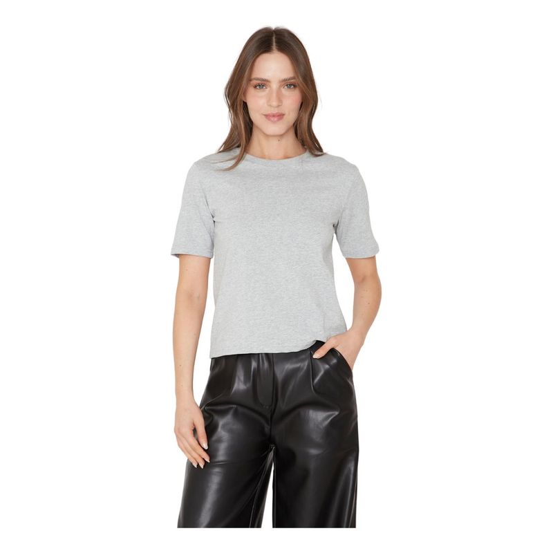 JACINTA TIENDA - Polera Jacinta gris Jacinta Tienda_.