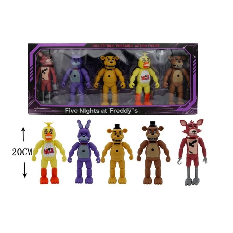 GENERICO - Figuras Five Nights At Freddy Gold Edition Grandes
