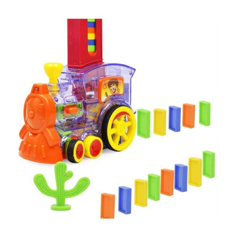 GENERICO - Juego De Tren De Dominó Para Niños Multicolor