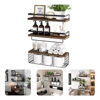 Repisas Flotantes De Madera Multipropósito X3