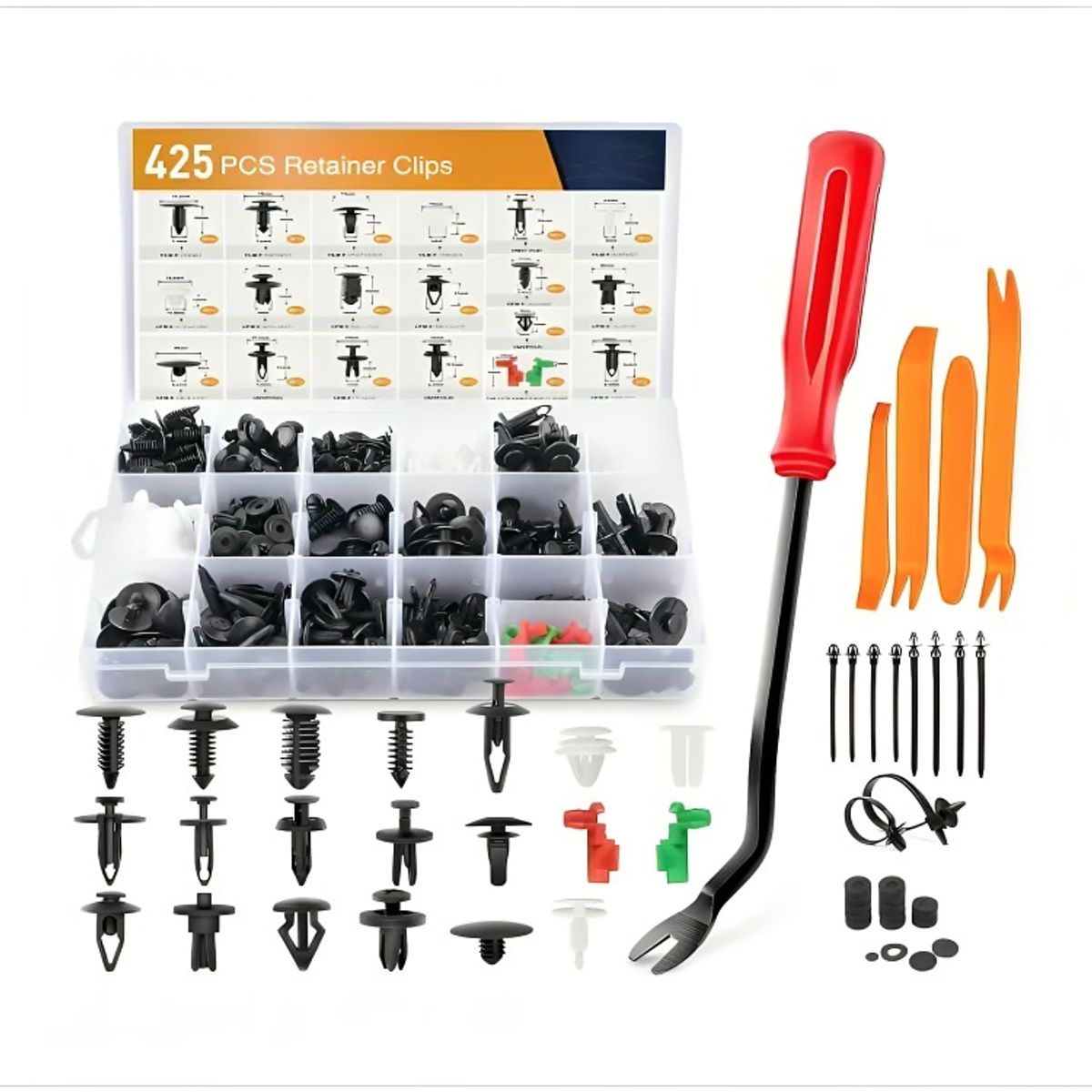 OEM - Set 460 Clips Broches Puerta Para