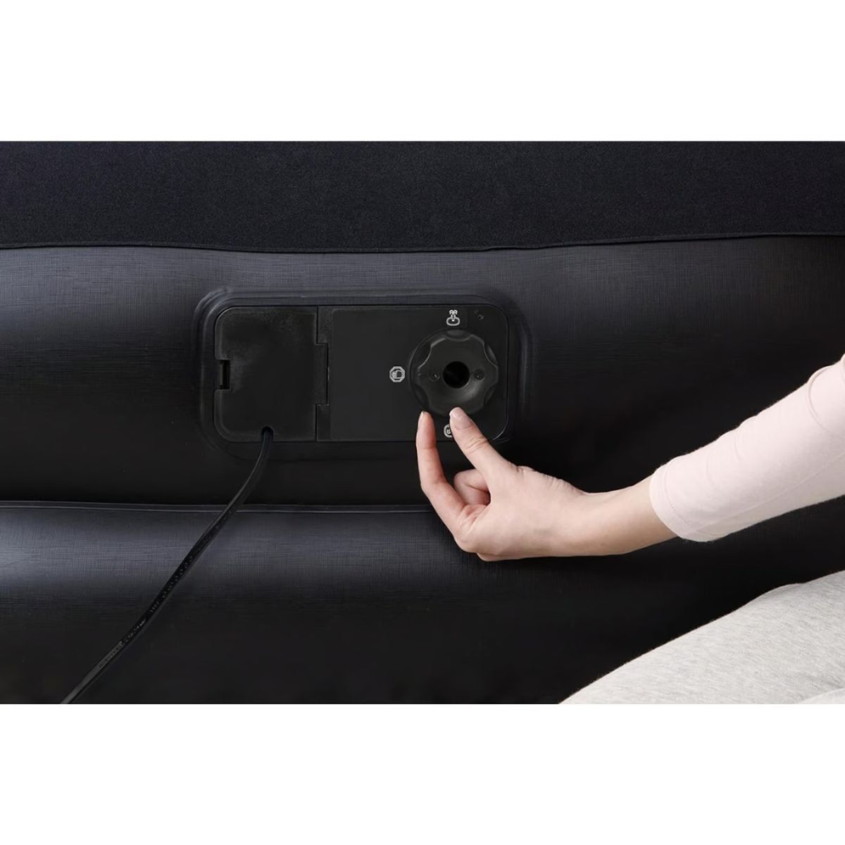 BESTWAY - Colchón Inflable eléctrico Queen Tritech 203x152x46cm Bestway