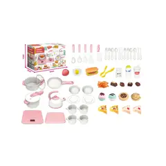 GENERAC - 55pcs Juguete De Cocina Para Niños Utensilio + Sonido Musica
