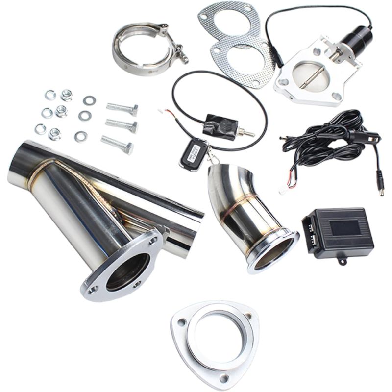 KUANGYE - Cut Out 2 PuLG Exhaust Escape Libre + Control Remoto
