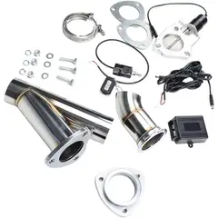 KUANGYE - Cut Out 2 PuLG Exhaust Escape Libre + Control Remoto
