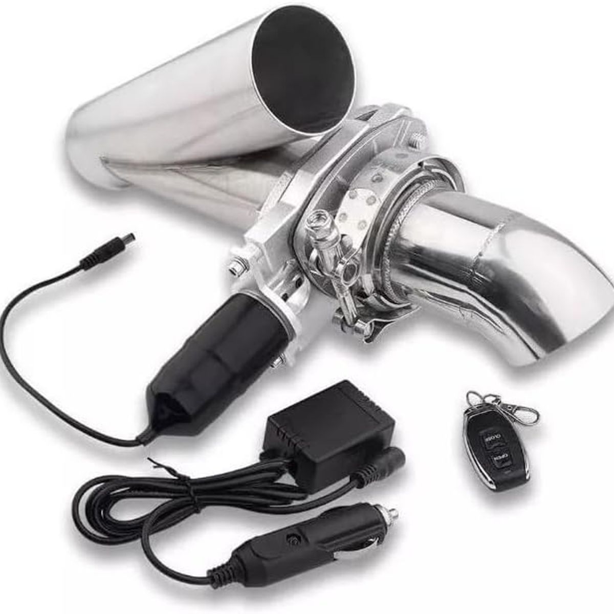 KUANGYE - Cut Out 2 PuLG Exhaust Escape Libre + Control Remoto