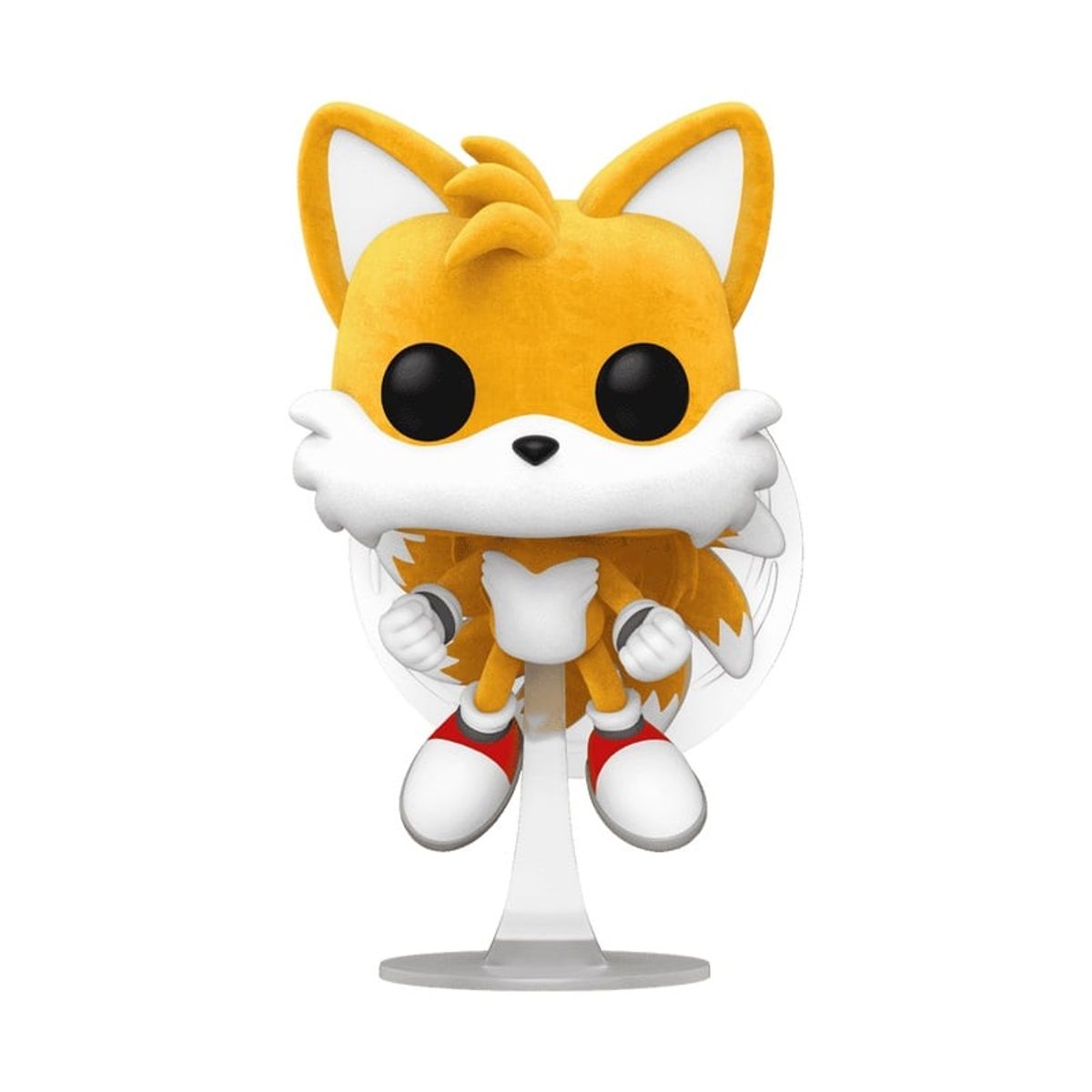 FUNKO - Funko Pop Sonic Tails 978 Flocked Chase + Protector
