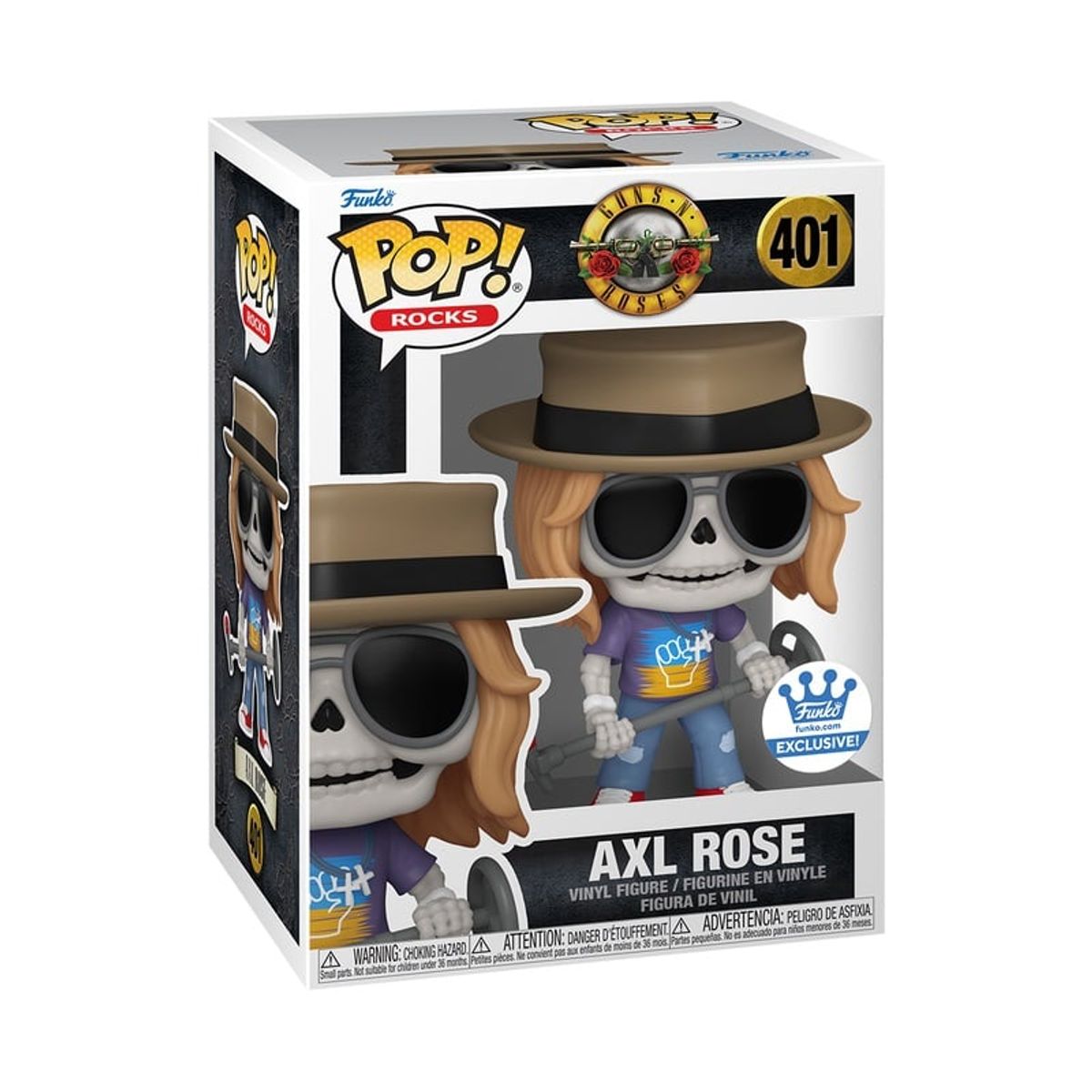 FUNKO - Funko Pop Rocks Guns And Roses Axl Rose 401 Exclusivo