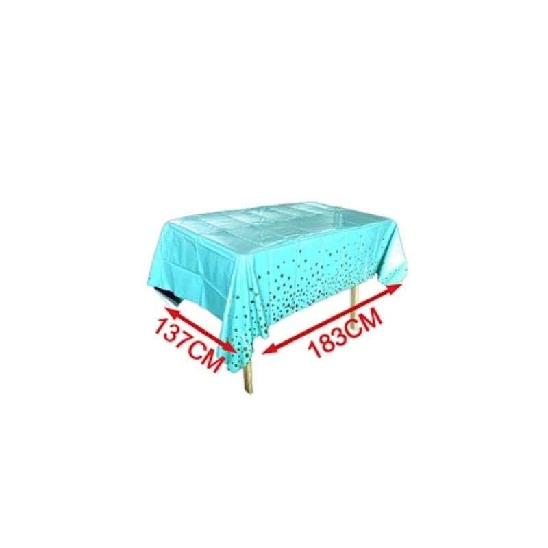 GENERICO - Mantel Azul Claro Con Estrellas 137x183cm
