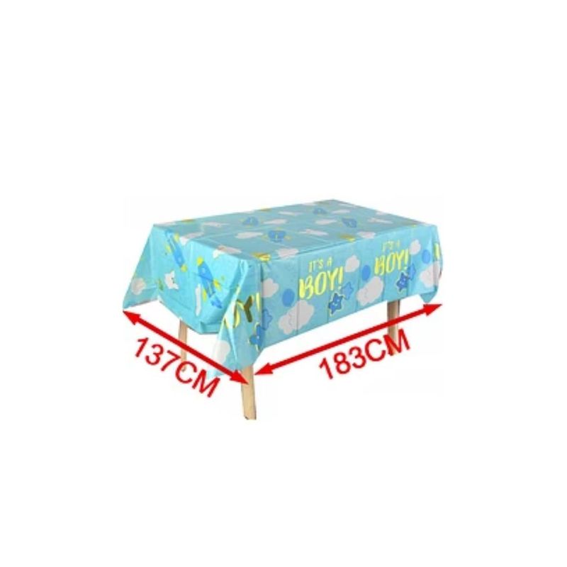 GENERICO - Mantel Plastico Its a Boy Azul 137x183cm