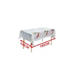 GENERICO - Mantel Plastico Unicornio 108x180cm