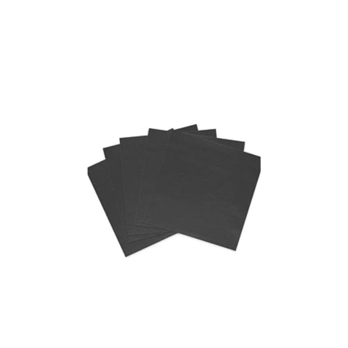 GENERICO - Servilletas De Papel Negras 16pcs 33x33cm