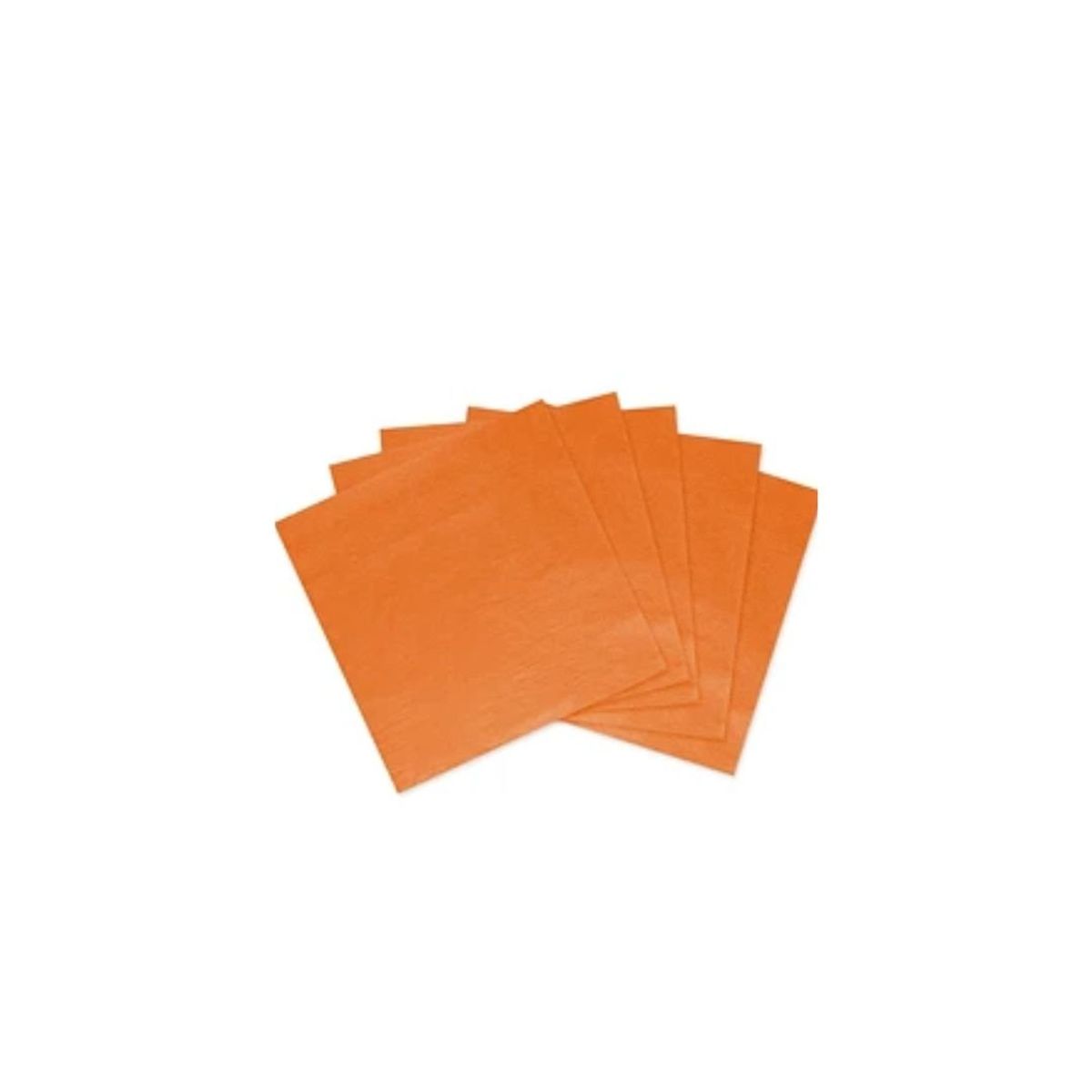GENERICO - Servilletas De Papel Naranja 16pcs 33x33cm