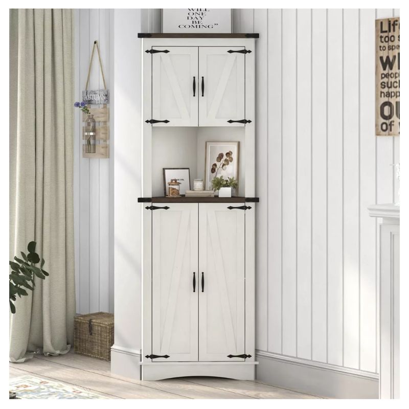 HOMER DESIGN - Estante Esquinero Repisa Moderna 172cm De Alto Living Cocina