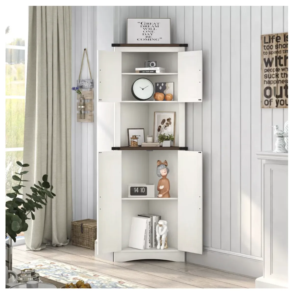 HOMER DESIGN - Estante Esquinero Repisa Moderna 172cm De Alto Living Cocina…