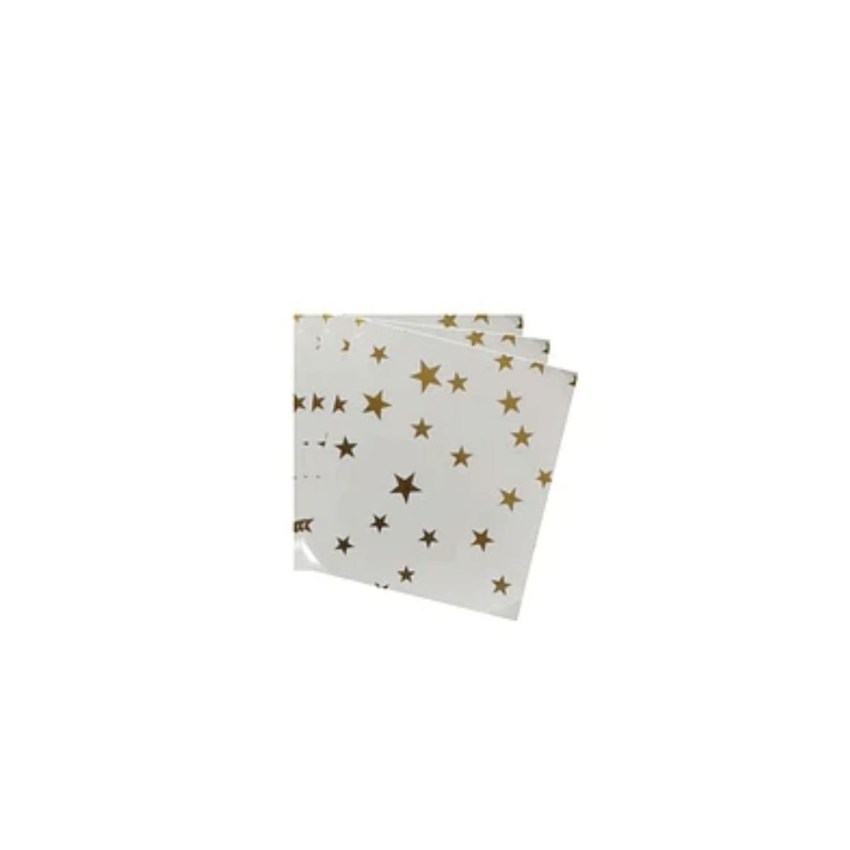 GENERICO - Servilletas De Papel Estrellas Doradas 16pcs 33x33cm