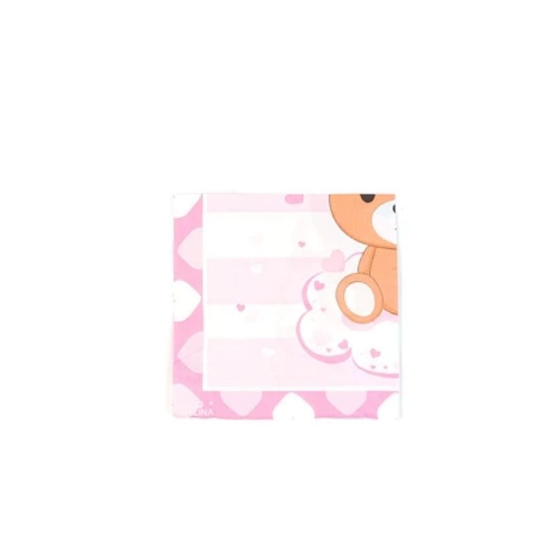 GENERICO - Servilletas Oso Rosa 16pcs 33cm
