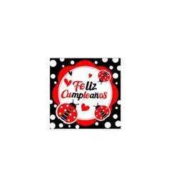 GENERICO - Servilletas Chinita Feliz Cumpleaños 16pcs 33x33cm