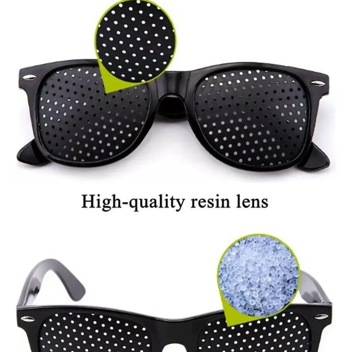 KUANGYE - Lentes Reticulares Estenopeicos Miopía Astigmatismo Ojos