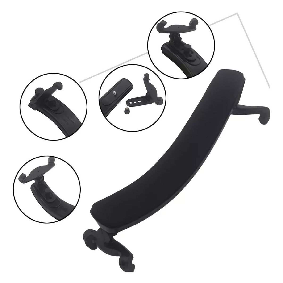 KUANGYE - Hombrera  Soporte Violín Base Pvc 34 44