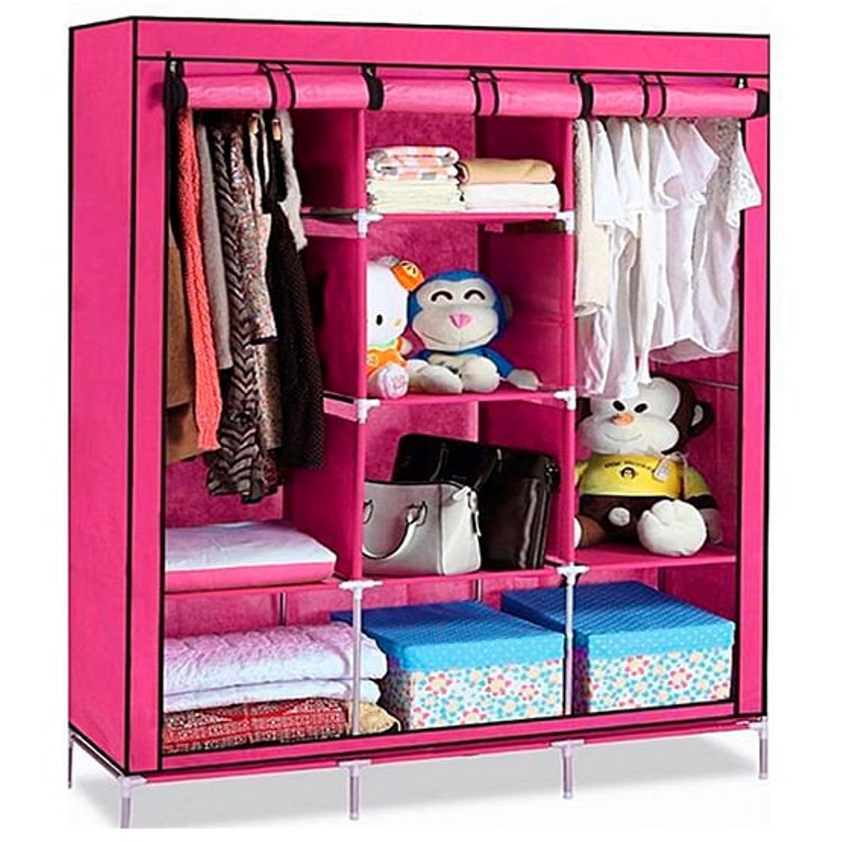 DEWINNER - Estante armario closet desmontable tela con cierre