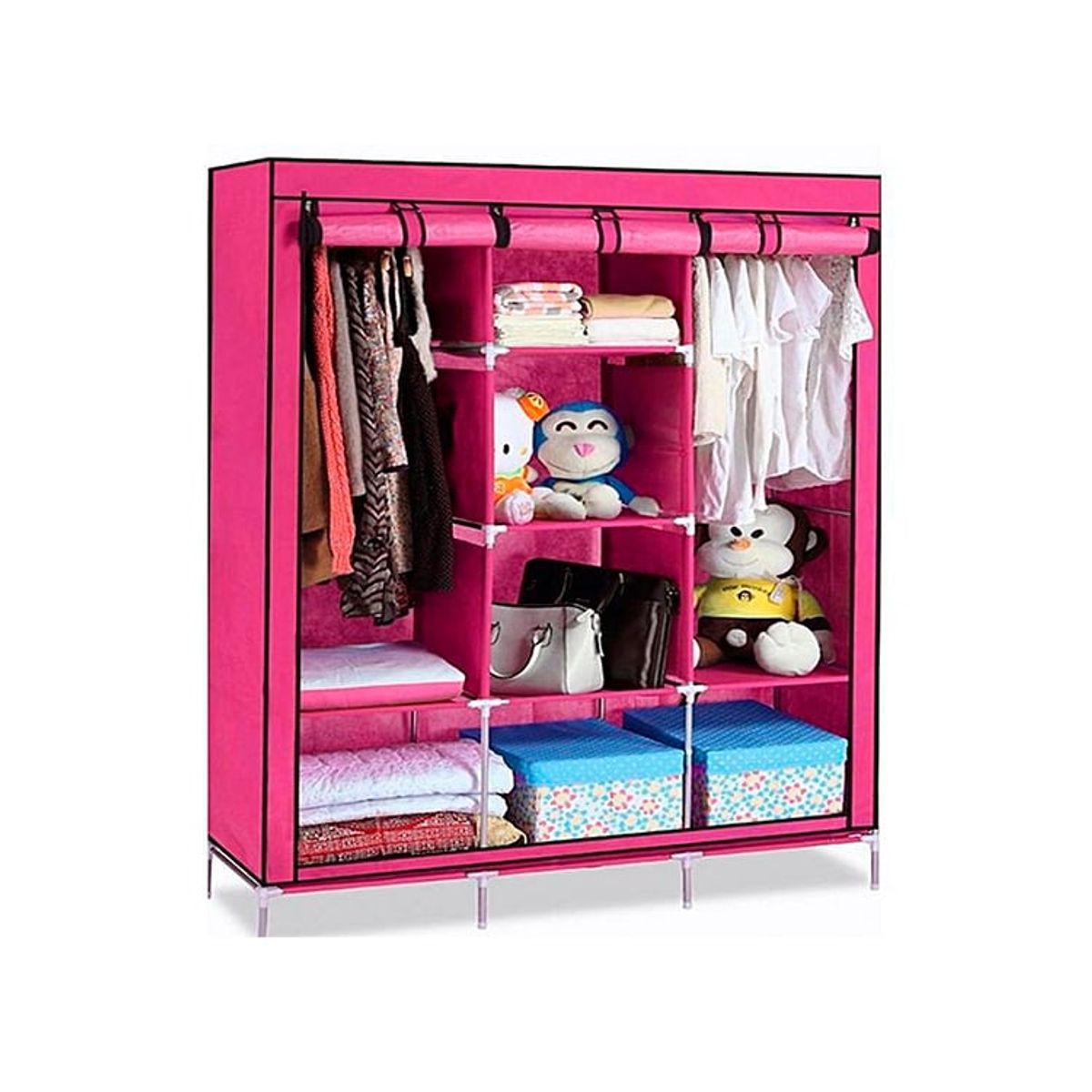 DEWINNER - Estante armario closet desmontable tela con cierre