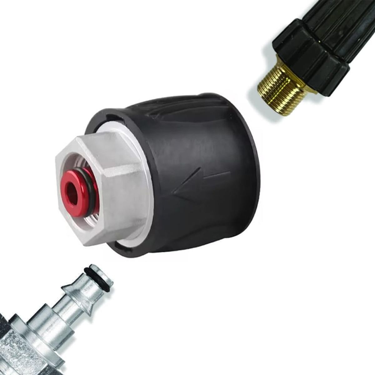 KUANGYE - Adaptador Hilo M22 Manguera Baukerlavor A Conector Rápido