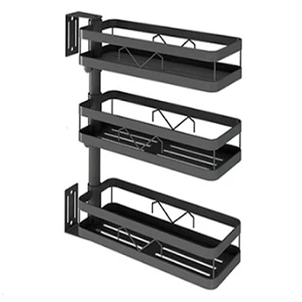 DEWINNER - Estante colgante organizador rotatorio 3  niveles