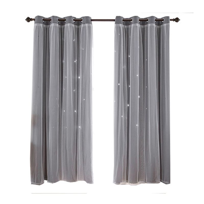 GENERAC - Cortinas Black Out Adornos Decoracion Hogar 132x214cm