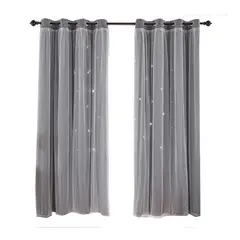 GENERAC - Cortinas Black Out Adornos Decoracion Hogar 132x214cm