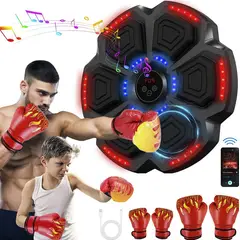 VERCI - Maquina De Boxeo Musical Entrenamiento Soporte Bluetooth
