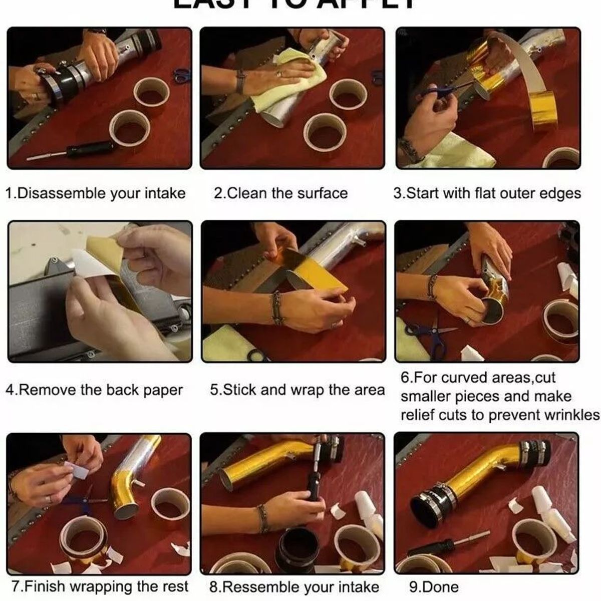 KUANGYE - Cinta Térmica Recubierta Aluminio 5mt