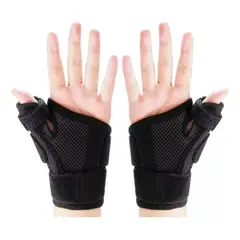 KUANGYE - Muñequera Ortopédica Compresión Con Soporte De Pulgar Pack 2