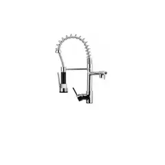 GENERICO - Grifo Llave Lavaplatos Monomando Cocina Extensible Triple Gris