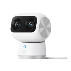 EUFY - S350 Cámara vigilancia 360° cámara Doble resolución 4K UHD Zoom de 8×