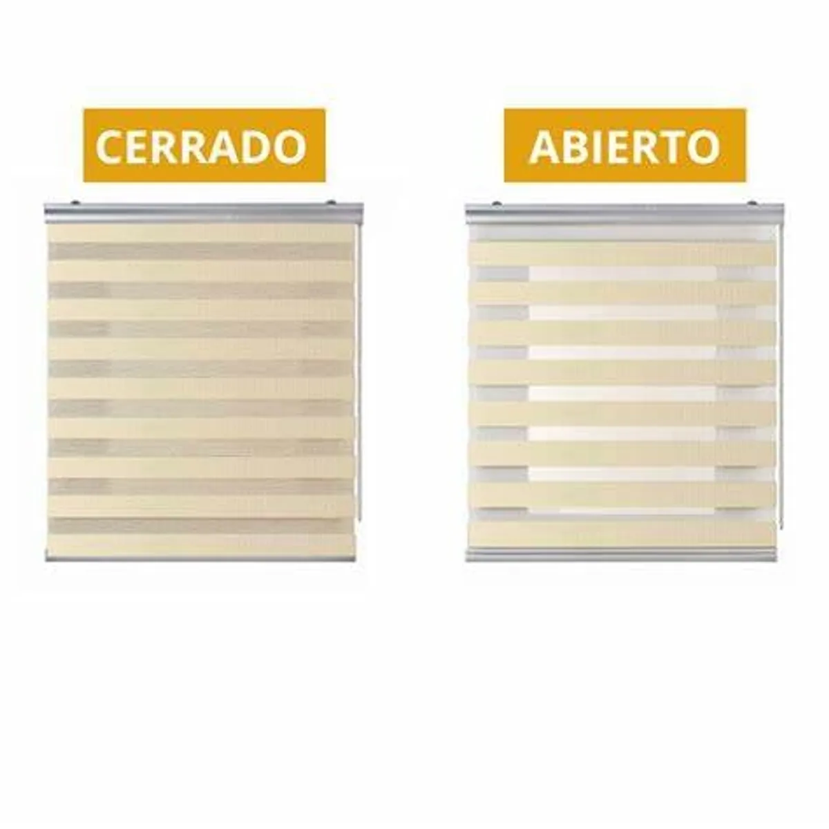GENERICO - Cortina roller duo 80x200 cm