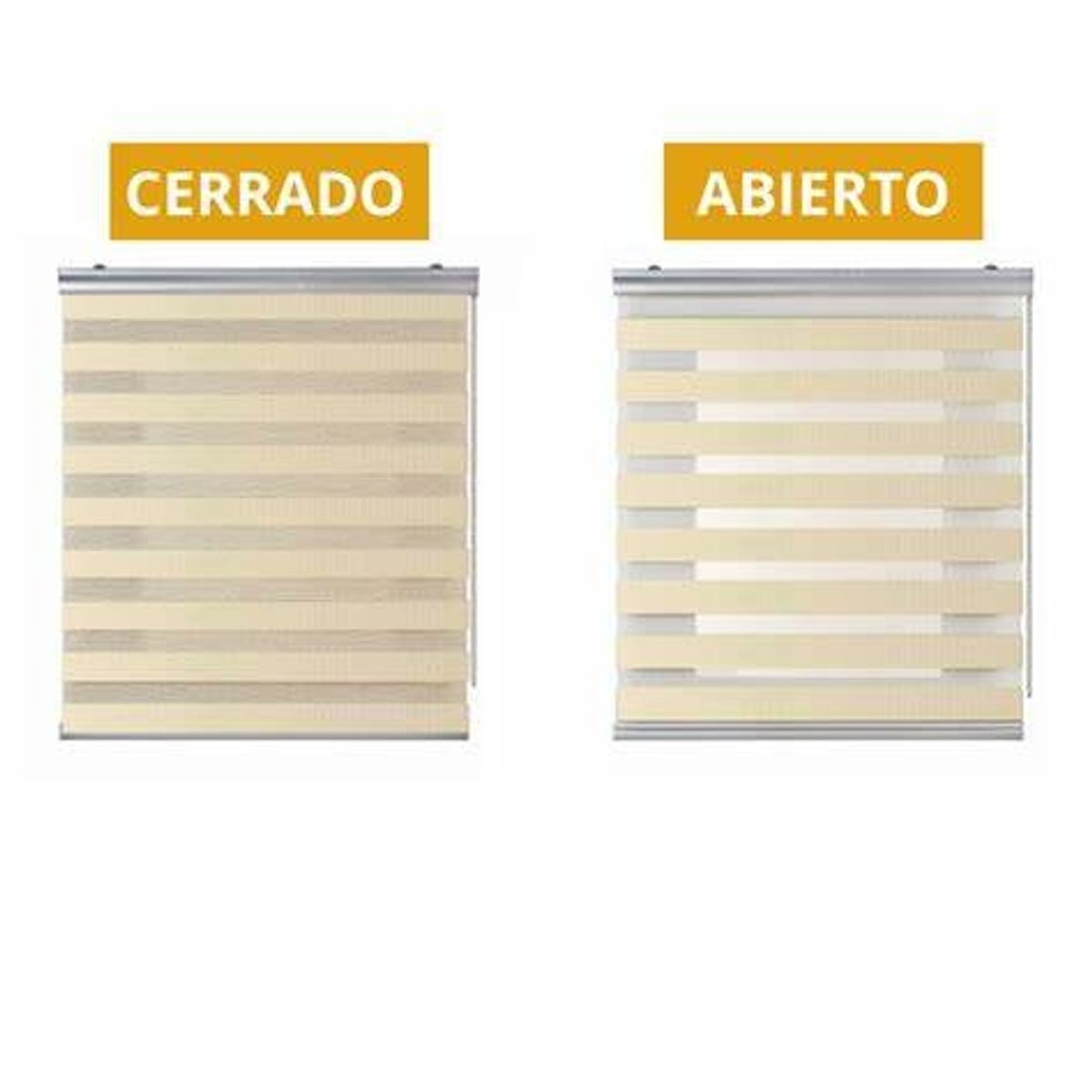 GENERICO - Cortina roller duo 80x200 cm