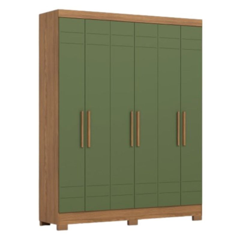 GENERICO - Closet 6 puertas Nature verde Briz
