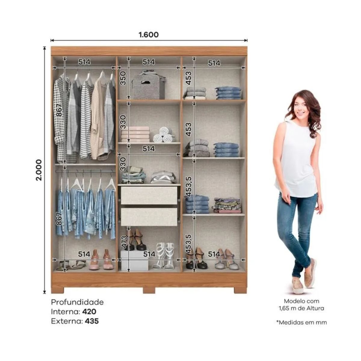 Closet 6 puertas Nature verde Briz, marca GENERICO - Foto 2