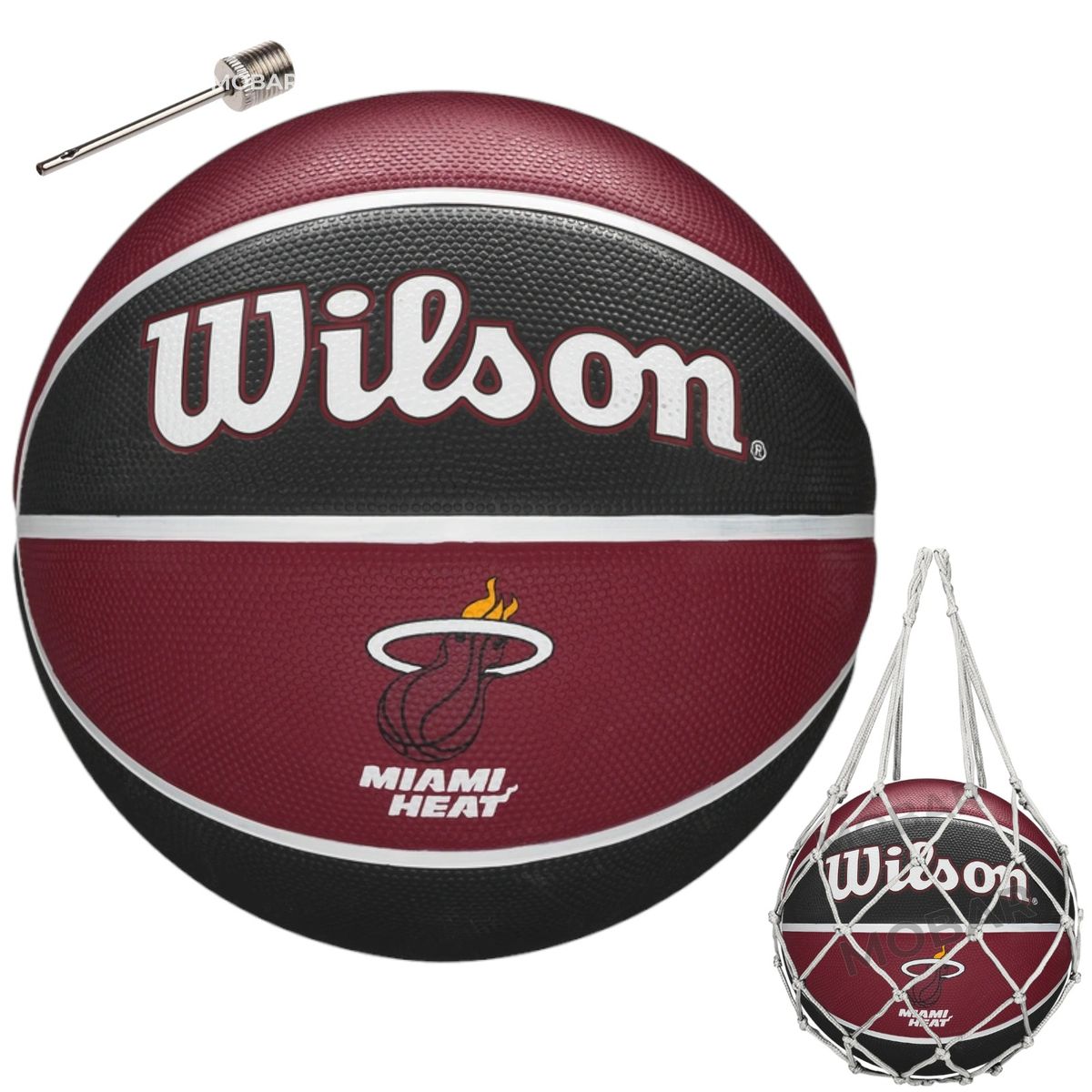 WILSON - Balon Basquetbol Pelota Basketball Wilson Nba Miami Heat N°7