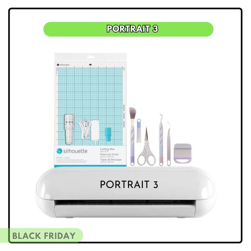 SILHOUETTE - Plotter de Corte Portrait 3 + Herramientas SBF01