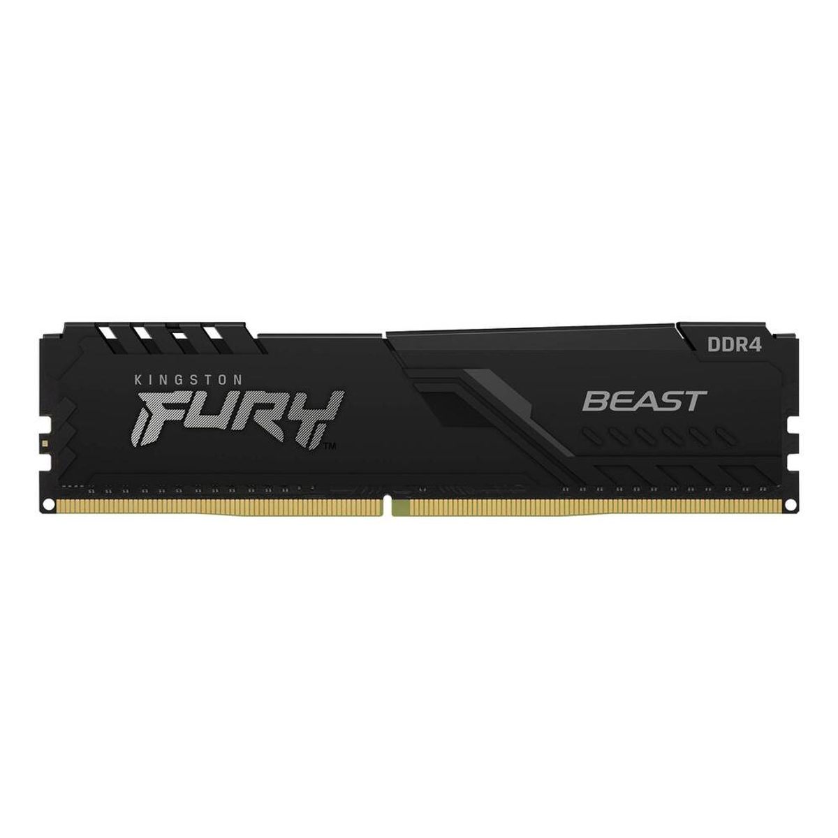 KINGSTON - Memoria RAM Kingston Fury Beast Black DDR4 32GB 3200MTs CL16