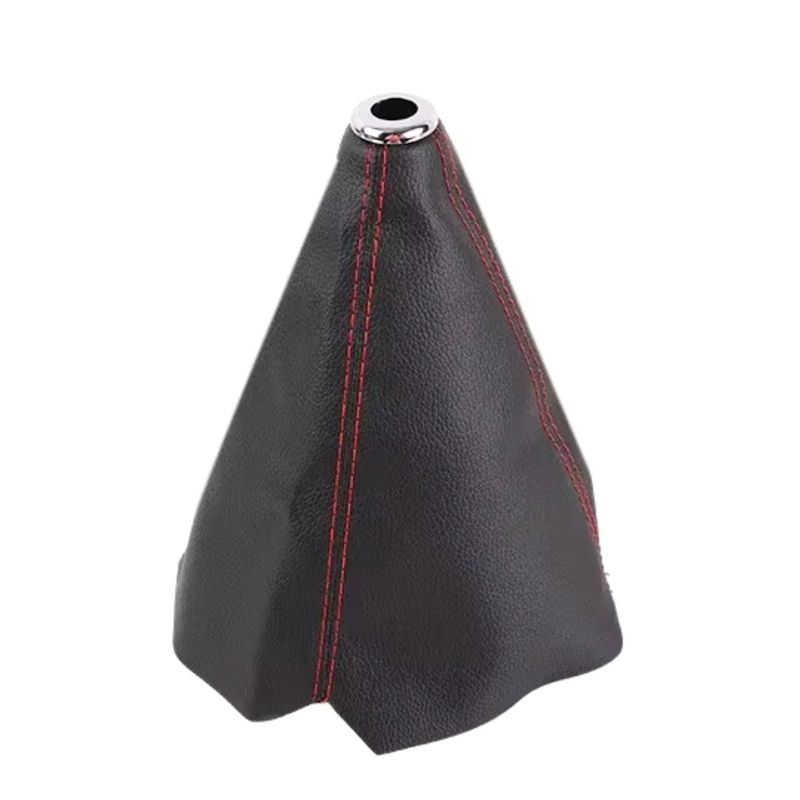 GENERICO - Forro Funda Fuelle Para Palanca De Cambios De Auto hilo rojo