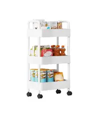 GENERICO - Carrito Carro Organizador Ruedas Multiuso 3 Niveles