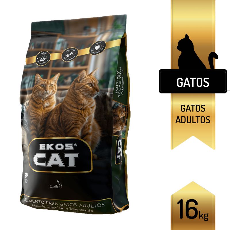 TRESKO - Alimento EkosCat gato adulto 16Kg