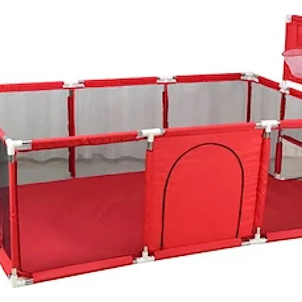 U BUY - Corral Seguridad Bebes Con Aro De Basket 180cm Rojo